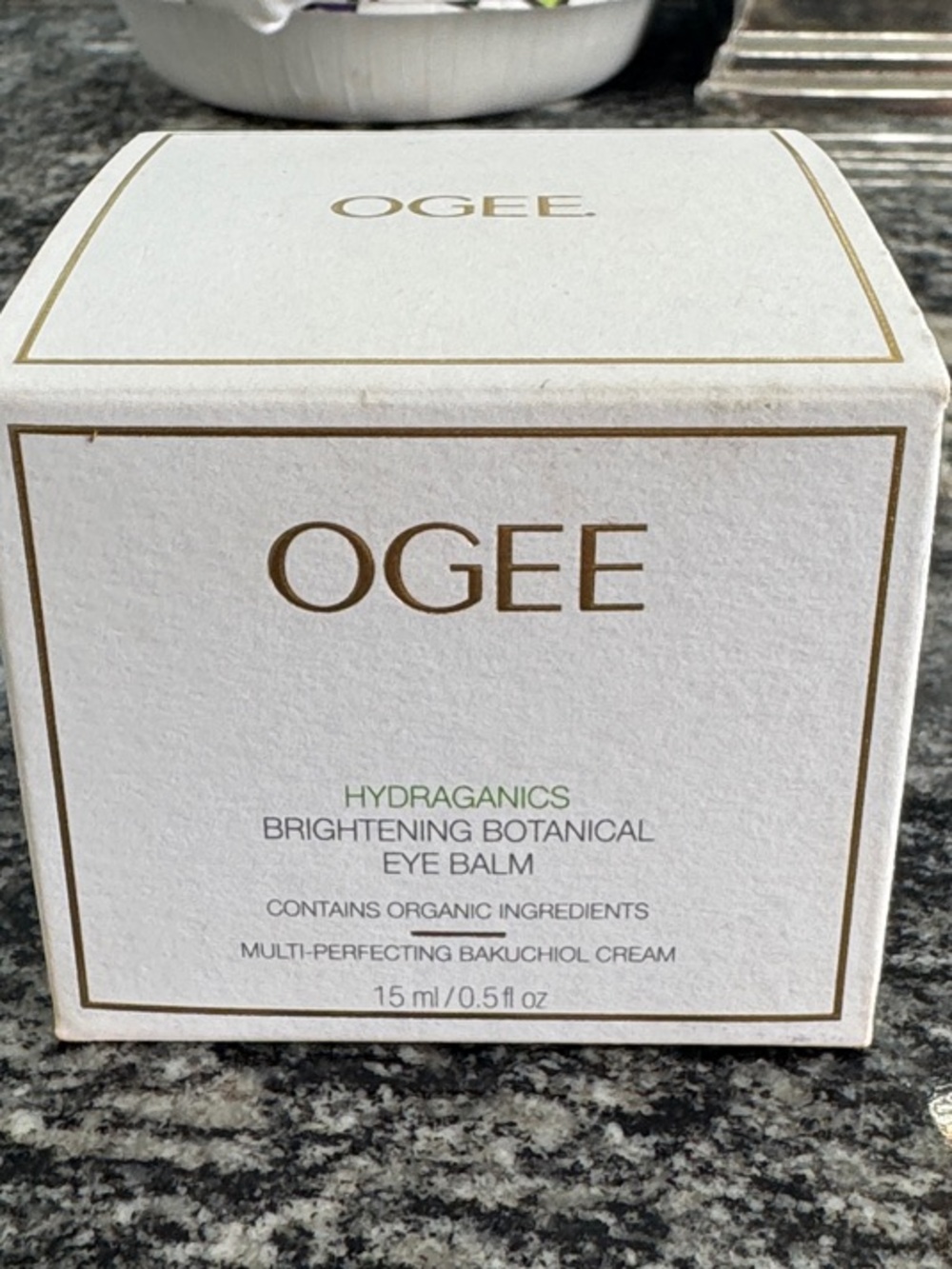 OGEE Hydraganics Brightening Botanical Eye Balm - White